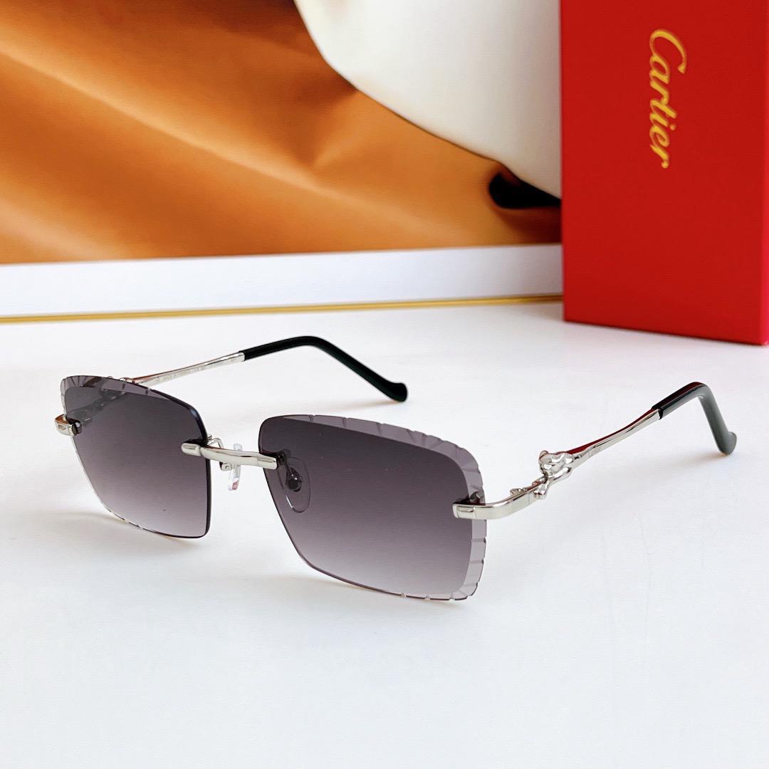 Rimless Cut-Edge Sunglasses