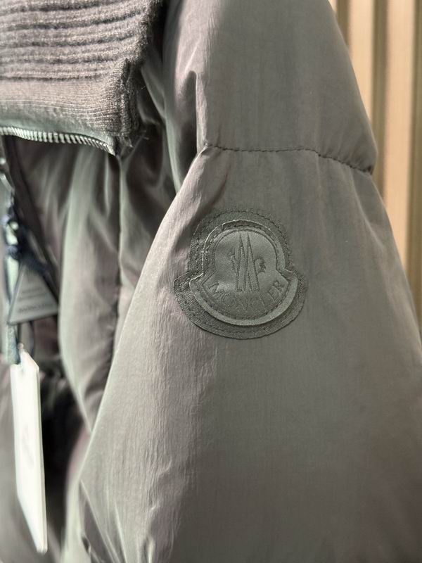 Black Knitted Shawl Puffer