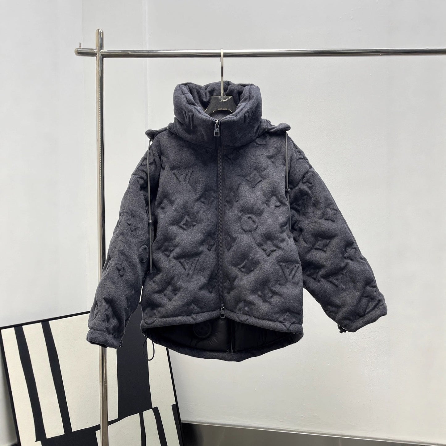 Unisex Textured Puffer Jacket