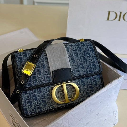 Vintage Denim Shoulder Bag