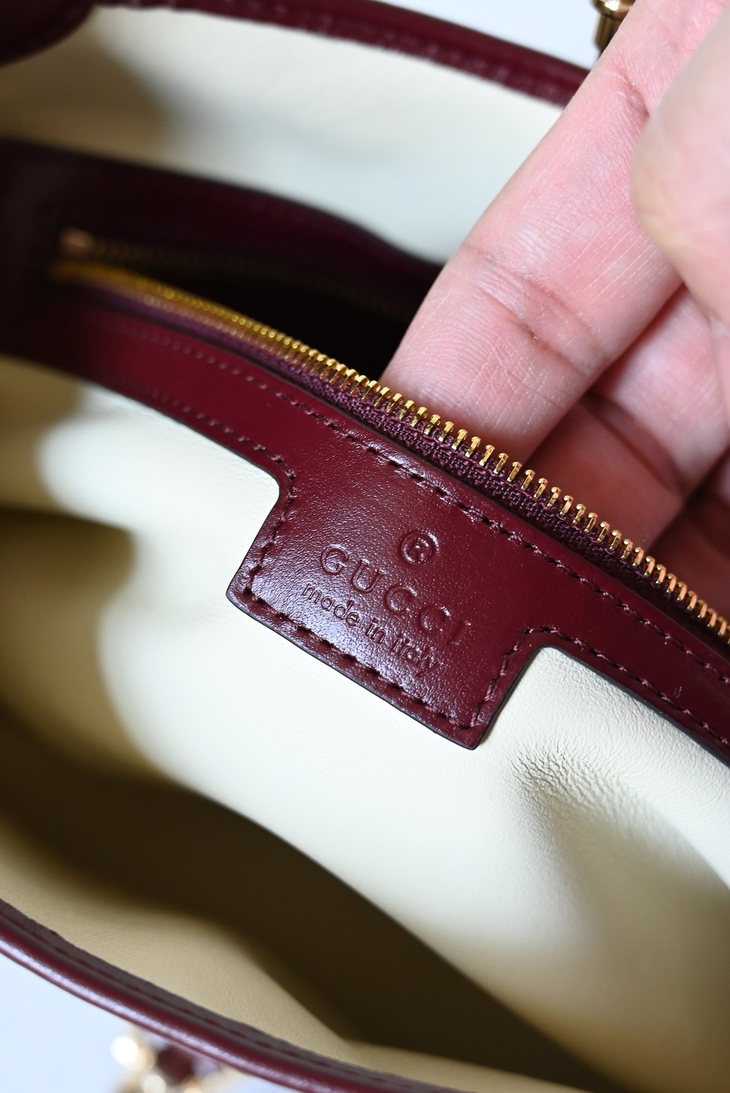 Jackie New Version Shoulder Bag Red Leather