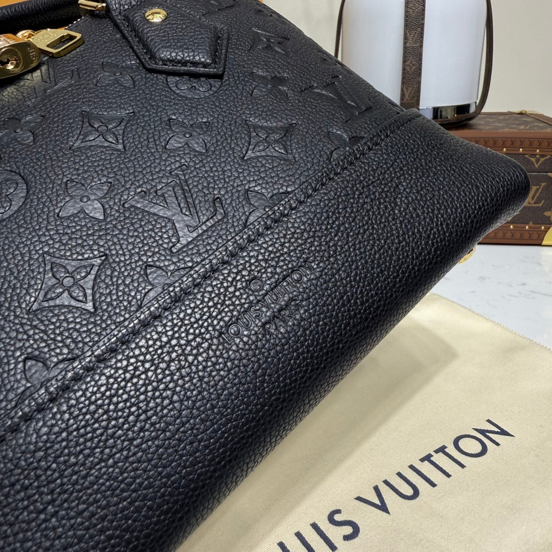 Embossed Leather Handbag